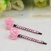 Rose clipe cheio de diamante acessórios para cabelo hairpin coreano tenda fornecimento venda quente dois yuan loja preço genuíno