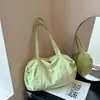 Bolsa de Ombro Grande Capacidade Transfronteiriça para Mulheres 2026 Nova Tendência Estilo Coreano Bolsa Tote para o Dia a Dia Cor Sólida Versátil Bolsa de Mão Bolsa de Ombro