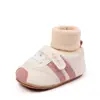 Novos Sapatos de Inverno para Crianças Pequenas, Tênis de Bebê, Sapatos de Bebê Quentinhos com Punho