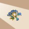 Broche de flor de peônia de alta qualidade feminino requintado estilo chinês corsage clássico elegante flor alfinete roupas acessórios presente