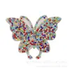 Adesivos de Borboleta com Strass Dupla Face para Carro, Patches DIY para Sapatos, Chapéus, Bolsas, Acessórios de Roupa, Diamantes para Decoração de Carro