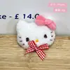 Lindo Dibujo Animado Gato Kt Lazo Gatito Broche Pasador Sombrero Bolso Accesorios Accesorios para Ropa DIY