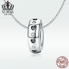 O diamante encantador pequeno novo dos acessórios s925 do bracelete da prata esterlina de Ef Le perla o ponto SCC593