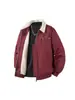Chaqueta de Invierno Juvenil para Hombre Enbu con Cuello Solapa Estilo Hong Kong, Chaqueta de Algodón Versátil Casual de Marca Moderna para Hombre con Forro de Polar para Exteriores
