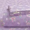Nuevo Algodón Tela Gruesa Vieja Estampada Sábana Individual Nueva Funda Protectora de Colchón Funda de Colchón Individual Cama Completamente Cerrada Falda de Cama Juego de Tres Piezas