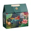 Caja de Regalo Vacía para el Festival del Bote del Dragón, Caja de Empaque Colorida para Maquillaje y Tamales de Arroz, Caja de Empaque Creativa Portátil, Caja de Cartón Corrugado para Tamales 2026