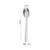 Cuchara Plana de Acero Inoxidable 304 Espesada Cuchara para Comer Infantil Cuchara para Sopa Cuchara para Condimentos Hogar Cuchara Dorada para Sopa Regalo Venta al por Mayor