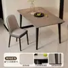Mesa de Comedor de Roca Sólida Mesa Pequeña para Comer en Apartamento Mesa y Sillas de Comedor Modernas y Sencillas Para Sala de Estar y Comedor Mesa Rectangular