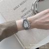 Reloj de Cabeza de Serpiente SUNLIFEX de Alta Gama Chapado en Oro para Mujer, Lujo Ligero con Incrustaciones de Diamantes, Antiguo Romano Elegante Exquisito Reloj de Cuarzo