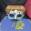Nuevos Accesorios de Mascarada Flor Lateral Lentejuela Media Cara Máscara Princesa Enmascarada Personaje Máscara de Ojos Sexy