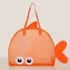 Nuevos Juguetes de Playa para Niños Bolsa de Herramientas para Jugar con Arena Bebé Natación Gran Capacidad Malla Exterior Juguetes de Dibujos Animados Bolsa de Playa