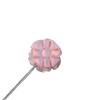 Sense Avanzado Geométrico Colorido Redondo Pastel Cerámica Suave Bola de Cerámica Broca Agujero Recto Cuentas DIY Cadena de Teléfono Móvil Llavero Cadena de Bolso Accesorios