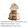 Kapibala Vajilla Desechable Platos de Papel Vasos de Papel Accesorios de Decoración de Cumpleaños Pancarta Caja de Galletas de Arroz Tarjeta de Invitación