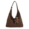 Bolso Cruzado Grande de Hombro Individual Casual Chic Estilo Coreano 2026 Bolso de Viaje Popular de Moda Nicho Bolso Tote Retro Simple