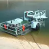 Barco draga de río, barco de limpieza de escombros flotantes, barco de limpieza de agua a pequeña escala, barco de cosecha de estanques y eliminación de plantas acuáticas