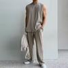 Chaleco deportivo estilo Hong Kong para hombre Camiseta sin mangas para hombre Chaleco de fitness de verano para hombre Secado rápido Holgado Chaleco de baloncesto T