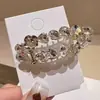 Pinza para el Cabello de Alta Gama Estilo Coreano con Pedrería para Mujer, Pinza Lateral, Pinza para Flequillo, Pasador Versátil Estilo Coreano, Accesorio de Moda para el Cabello
