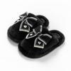 Nuevas ins Pantuflas de Felpa con Lazo en la Puntera Transfronterizas Creativas para Celebridades de Internet para Casa Maomao de Algodón para Mujer Venta al por Mayor