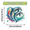 Adhesivos de pared transfronterizos, Adhesivos decorativos para asiento de inodoro de paisaje, Adhesivos autoadhesivos impermeables, Adhesivos para puerta, Adhesivos de baño de dibujos animados de verano
