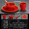 Juego de Platos para Huesos de Hotel Mesa para Fondue Juego de Mesa Cuatro Piezas Vajilla Plato de Melamina Bol de Restaurante Cuchara Taza Bol de Sopa de Restaurante Comercial