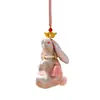 Colgante de Sachet Perfumado Conejo de Brocado Canción del Festival de Mediados de Otoño, Sachet Perfumado Bolsa de la Suerte de Paz y Salud, Decoración Colgante para Coche y Bolsa