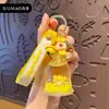 Chaveiro Original Casa de Doces Cheia de Óleo Garrafa de Gelatina Criativo Fofo Líquido Flutuante Garrafa de Areia Movediça Pingente para Bolsa de Casal