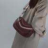 Bolso de Mujer 2024 Nueva Moda Bolso Cruzado Cuero Genuino Bolso de Mujer Bolso de Hombro Sentido de Alta Gama Bolso Dumpling para Salir