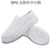 Atacado do Fabricante Sapatos de Trabalho Anti-Estáticos Sem Poeira Sapatos de PVC com Quatro Furos Sola Macia Spu Lona Espessa Antiderrapante Sapatos Estáticos