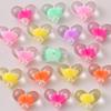 12*16mm cor pequeno peido pêssego acrílico contas amor contas soltas artesanais faça você mesmo bolsa pulseira colar contas