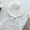 Turbante de Mujer Moda para Dedos del Pie Bufanda Pequeña Fresca de Seda Estilo Coreano para Mujer Primavera y Otoño Bufanda Triangular Decorativa Hijab Hui Cinta de Encaje