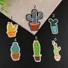 Parches Bordados para Computadora al por Mayor Transfronterizos, Parches Bordados de Cactus Pequeños Lindos, Parches de Plantas para Decoración de Ropa y Reparación de Agujeros