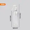 Frasco Borrifador com Névoa Fina, Frasco Dispenser de Plástico Branco Transparente, Frasco Borrifador Pequeno de Álcool para Perfume, Borrifador Quadrado, Frasco Borrifador Pequeno de Rato