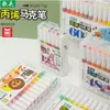 Marcadores acrílicos de punta suave y engrosada para arte infantil, graffiti de estudiantes, papel que no traspasa, colores apilables, marcadores de acuarela de colores