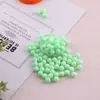 Cor Sólida Contas Doces Cor Sólida Acrílico Furo Reto Contas Redondas DIY Artesanal Caseiro Pulseira Colar Pequenas Joias de Contas Material