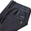 Liquidação Comércio exterior pedido original Manuseio de rejeitos Marca da moda Calças Esportivas Casuais Masculinas Retas Largas Calças de Moletom de Veludo