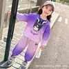 Conjunto de Roupas para Meninas Beikefei Calça de Manga Longa Roupas de Verão 2026 Novo Conjunto de Duas Peças de Verão Estiloso para Bebês e Crianças