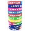 Happybirthday Pulseira de Silicone Feliz Aniversário Pulseira Decorativa Europeia e Americana para Crianças Pulseira Estampada