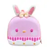 Mochila para Estudiante de Jardín de Infancia y Primaria Dibujo Animado Lindo Conejo de Orejas Largas Encantador Mochila Infantil Nueva Bolsa Infantil de Cáscara de Huevo