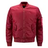Chaqueta Deportiva de Otoño e Invierno para Hombre Tallas Grandes con Cuello Alto Personalizada No. 1 Chaqueta de Piloto Ma01 Camisa de Béisbol para Hombre