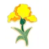 Broche distintivo exquisito color dopamina forma de flor sentido avanzado nicho divertido todo partido pin para ropa sombrero