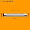 Tubo de escape para calentador de agua tubo de escape de acero inoxidable tubo de escape tubo de escape de gas chimenea tubo corrugado