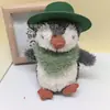 Pingente de Pelúcia Fofo de Pinguim Amendoim, Boneca da Moda Tendência, Babador de Pelúcia Fofo de Cinco Cores