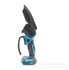 Mayorista transfronterizo para exteriores, motosierra pequeña de mano, motosierra eléctrica de cadena de litio recargable, carpintería, portátil para el hogar, sierra para tala