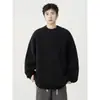 Suéter Pulôver Retrô Gola V Estilo Japonês Primavera 2025 Marca Moderna Masculina Estilo Preguiçoso Pulôver Tricotado Casal Masculino