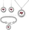 Comercio Exterior Popular Nfl Equipo de Fútbol Americano Oso Collar Pulsera Pendiente Conjunto Combinado