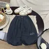 Calças jogger casuais de outono e inverno para meninos, novo estilo 2026, roupas de inverno infantis, forradas com fleece, calças harém estilo coreano, calças de moletom de corte solto