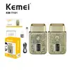 Afeitadora Eléctrica Kemei para Hombre Km-T101 Transfronteriza Navaja de Metal Reciprocante Cortapelos de Barba Ultra Limpio