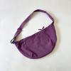 Bolso Bandolera Casual Japonés de Entidad Única Pequeño Excelente para Hombres y Mujeres Bolso Dumpling Gran Capacidad Ligero Bolsillo Exterior Bolso de Hombro 474155