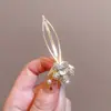 Nueva Horquilla Flor Tocados Flor de Cinco Pétalos Pedrería Pin de Una Línea Moda Flequillo Lateral Horquilla Venta al por Mayor
