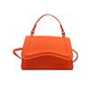 Estilo Coreano Estilo Extranjero Repujado Nuevo Moda Primavera y Verano 2025 Textura Color Puro Hombro Único Cruzado de Hombro de Mano Bolso Cuadrado Pequeño para Mujer